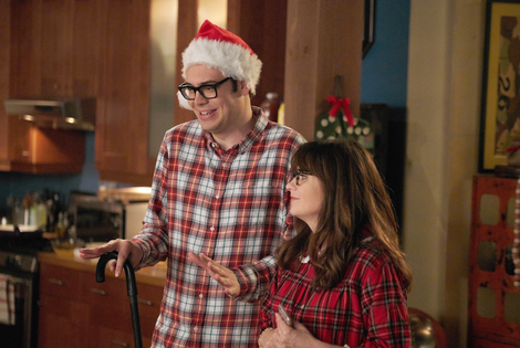 (Nelson Franklin, Zooey Deschanel) (Photo: Ray Mickshaw/FOX)
